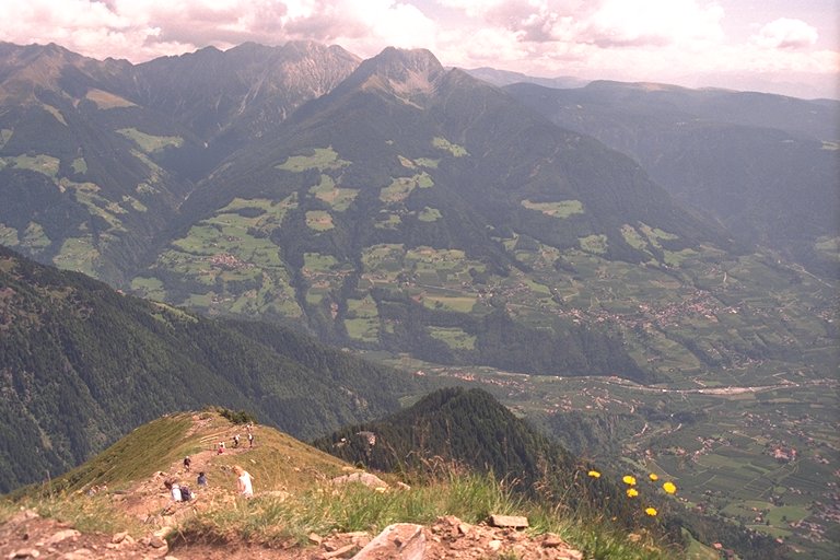 An schnen Tagen herrscht ein bestndiges Kommen und Gehen am Berg